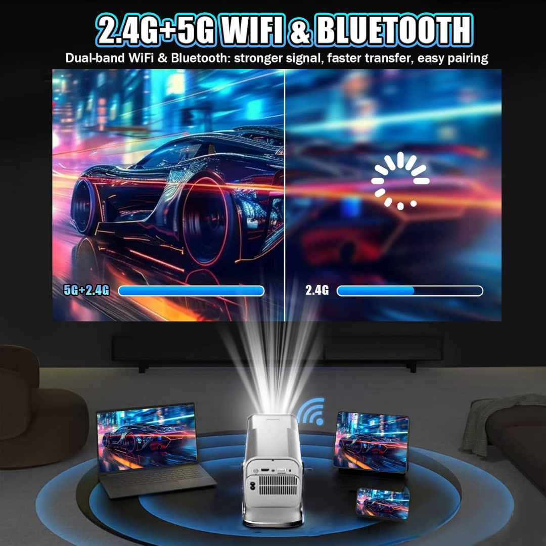 Retro Game Projector  20,000+ Classic Games & Home Cinema