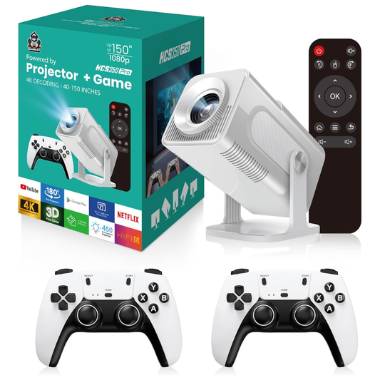 Retro Game Projector  10,000+ Classic Games & Home Cinema